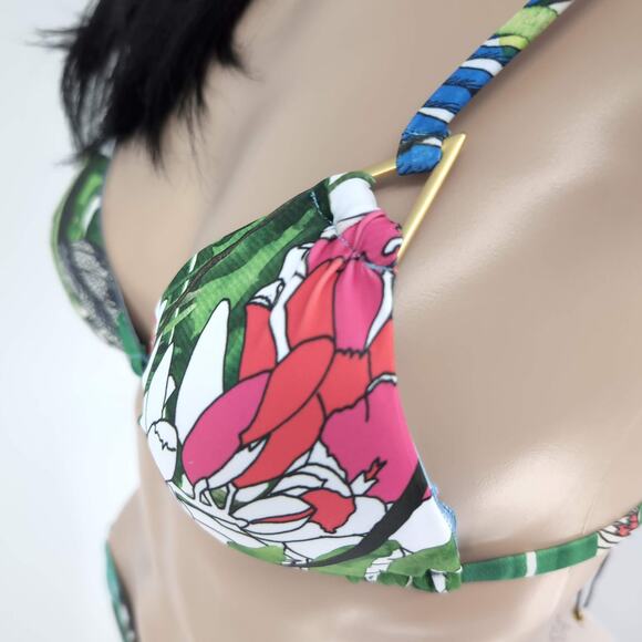 Swiminista x Christian Lacroix Sexy Bikini Top Jardin Exo'Chic - Size XS - NWT - Picture 13 of 15